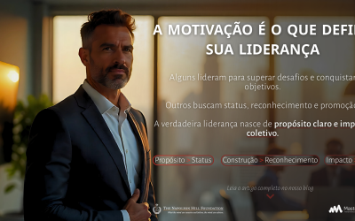Qual é a sua motivação para liderar? 