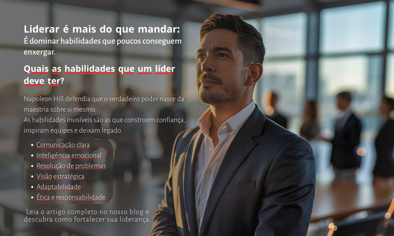 As Habilidades Invisíveis da Liderança: O Que Napoleon Hill Nos Ensina Sobre Legado