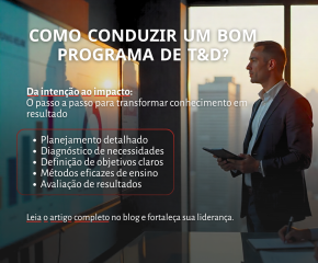 Como conduzir um bom programa de T&D?