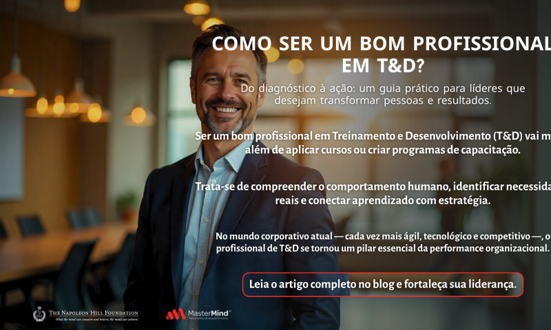 Como ser um bom profissional em T&D?