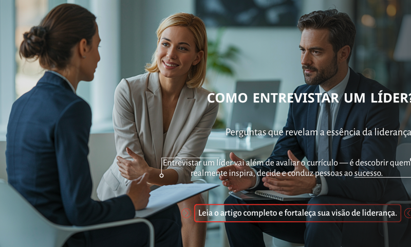 Como entrevistar um líder?