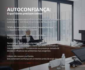 Autoconfiança: o que líderes precisam treinar 