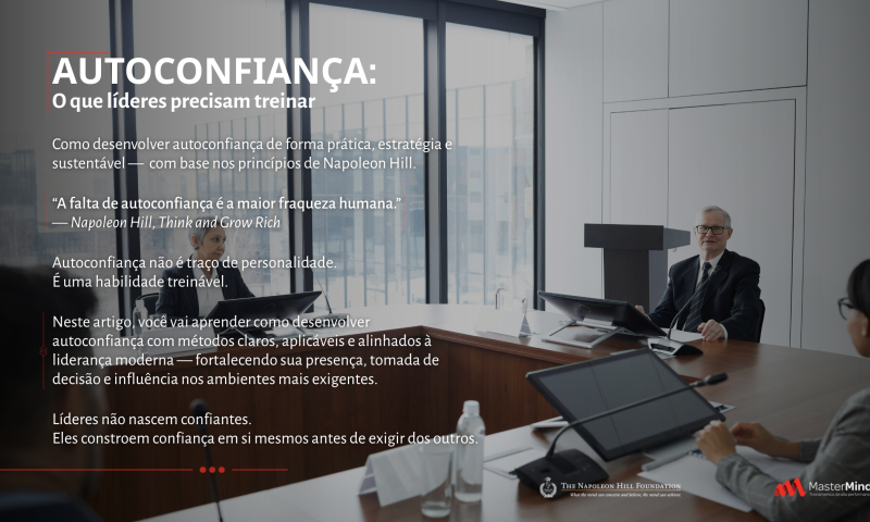 Autoconfiança: o que líderes precisam treinar 