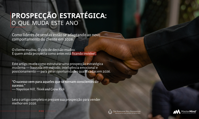 Prospecção estratégica: o que muda este ano 