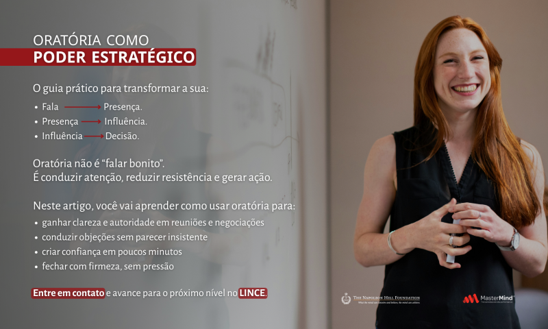 Oratória como poder estratégico